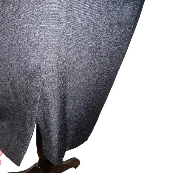 Melissa Petites size Large jacket skirt 1piece set black w/gold accent buttons  - Picture 7 of 9